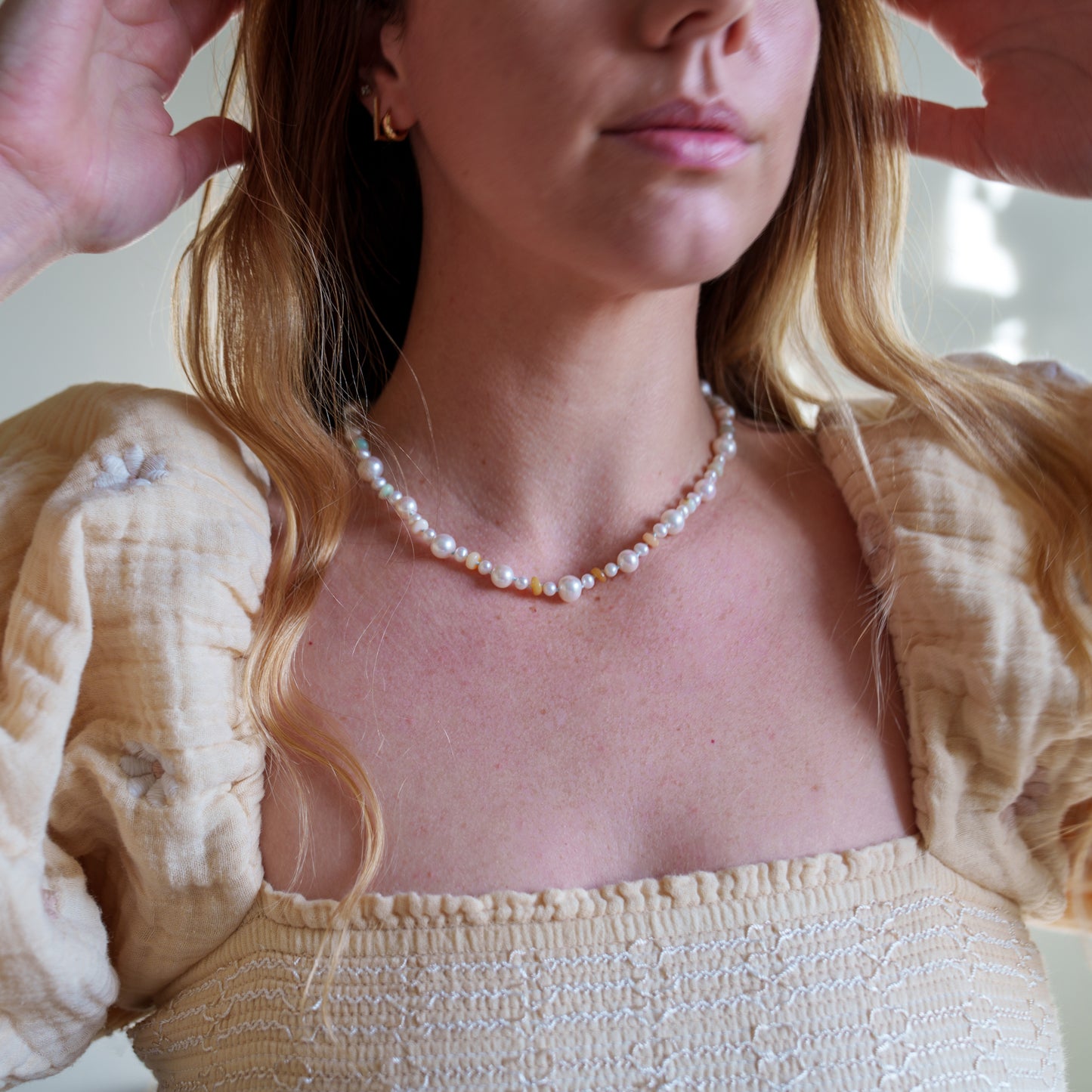 Grande Boucle Opal Necklace