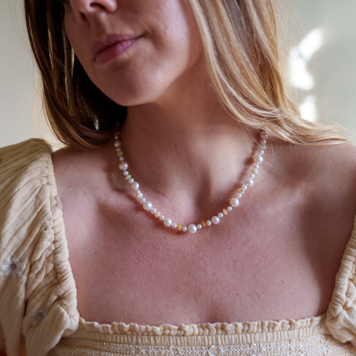 Grande Boucle Opal Necklace