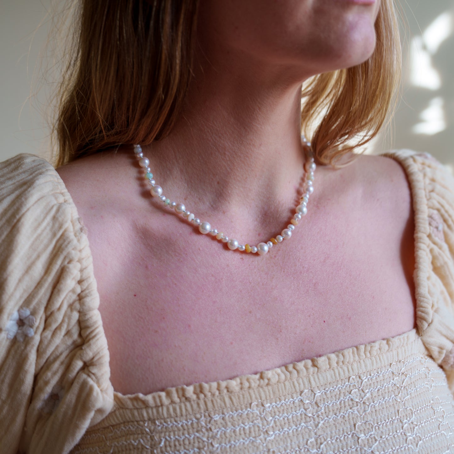 Grande Boucle Opal Necklace