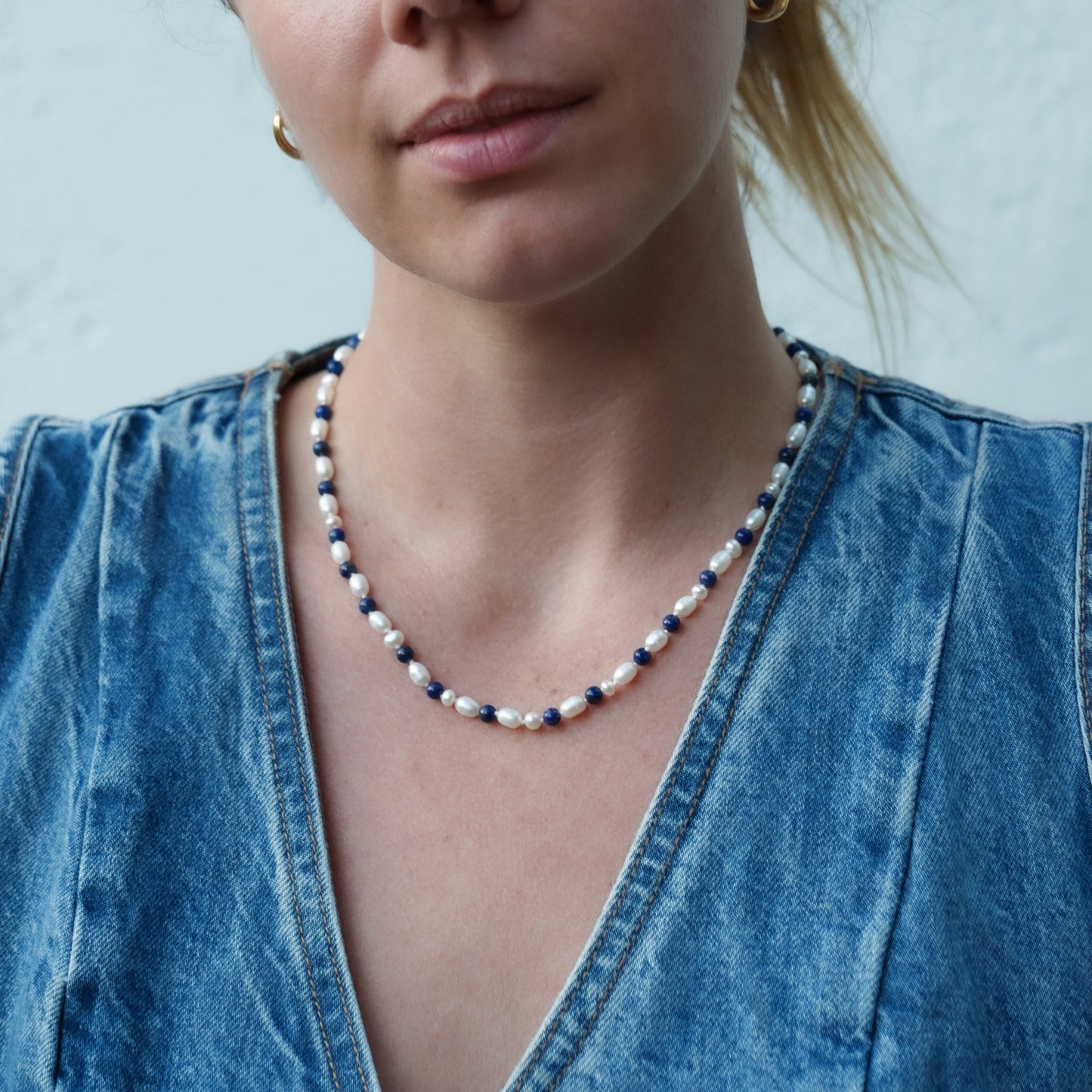 Sorta Symmetrical Lapis Necklace